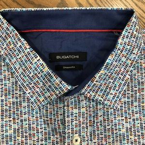 Bugatchi men’s button down dress shirt size XXL